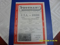 program UTA - Minerul Lupeni
