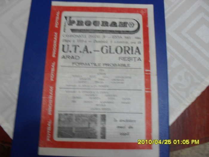 program UTA - Gloria Resita