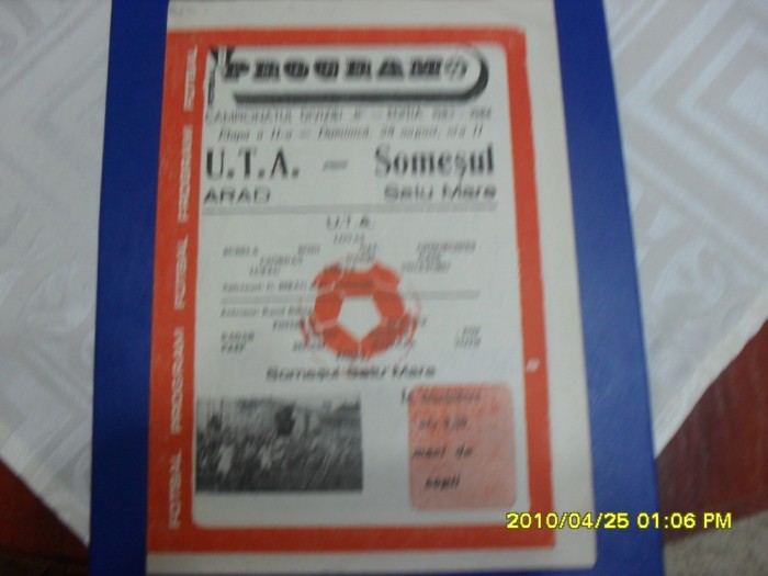 program UTA - Somesul SM