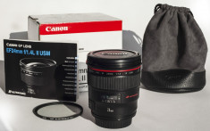 Schimb Obiectiv Canon EF 24mm f/1.4L II USM cu Canon 24-70 f 2.8 foto