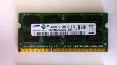 Ram laptop Samsung 4GB PC3-10600 DDR3 1333Mhz M471B5273CH0-CH9 PC3 1.5V Sodimm z foto