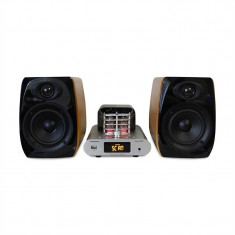 MADISON MAD-TA15BT, 2 x 30 W RMS, sistem audio vintage, amplificator tub, bluetooth, USB foto