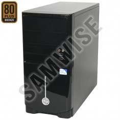 Carcasa Miditower Black + Sursa Delta 300W Certificare 80+ Bronze GARANTIE !!! foto