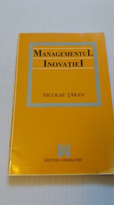 Managementul inovatiei - Nicolae Taran foto
