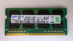 Ram laptop Samsung 4GB PC3-12800 DDR3 1600Mhz M471B5273DH0-CK0 PC3 1.5V Sodimm z foto