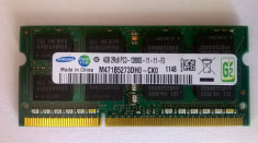 Ram laptop Samsung 4GB PC3-10600 DDR3 1333 Mhz M471B5273DH0-CK0 PC3 1.5V Sodimmz foto