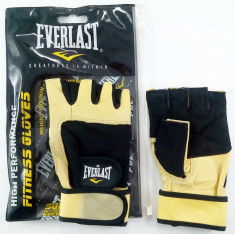 Manusi pentru fitness Everlast - din piele si nylon - marimea M foto