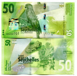 !!! SEYCHELLES - 50 RUPII 2016 - P 49 - UNC / SERIA BA