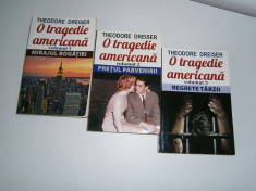 O tragedie americana-Theodore Dreiser, 3 volume, noi! foto