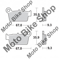 Placute frana Moto Master Nitro Offroad Medium Sinter RMZ 250/450 2004-, KXF250/450 2004-, Cod Produs: 94521AU foto