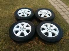 Jante aliaj 15&amp;#039;&amp;#039; originale Skoda Octavia 2 + anvelope iarna Gislaved 195/50/15. foto