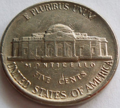 Moneda 5 Centi - SUA, anul 1984 *cod 4315 Litera D foto