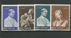 Vatican 1964 - expo New York, serie neuzata foto