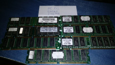 Lot 22 Memorii SDRAM si DDR - 256 si 128 MB - Diverse Modele - Testate foto
