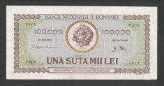 ROMANIA 100000 100.000 LEI 25 ianuarie 1947 [3] BNR vertical foto