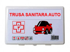 Trusa medicala auto de prim ajutor omologata, import Slovacia foto