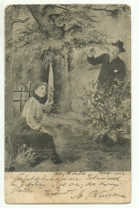 Tematica romantica 1904 circulata foto