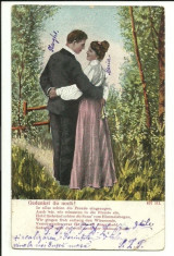 Tematica romantica 1912 circulata foto