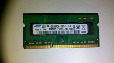 Ram laptop Samsung 4GB PC3-12800 DDR3 1600Mhz M471B5173CB0 PC3L Low 1.35V Sodimm foto