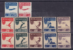 ROMANIA 1946 , LP 199 , LP 200 , O S P SI PA SERII MNH foto