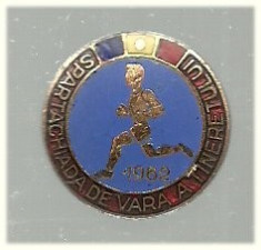 Insigna Spartachiada 1962 foto