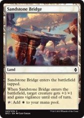 MTG Sandstone Bridge FOIL x2 foto