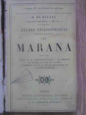 Etudes Philosophiques. Les Marana - H. De Balzac ,389832 foto