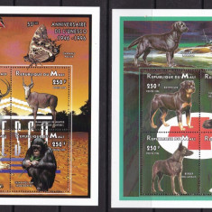 Mali 1996 fauna aniversari MI 1664-1687 6 kleib. ( 3 poze ) MNH w40