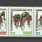 DDR 1977 - ciclism, triptic neuzata