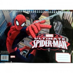 Bloc de desen A4 spiralat Spiderman foto