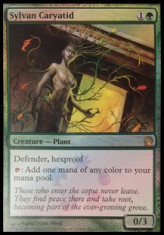 MTG Sylvan Caryatid FOIL promo foto