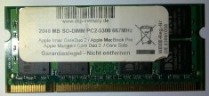 2Gb Memorie laptop DSP Germany Apple DDR2 2GB PC2-5300 667MHz SoDimm Imac foto