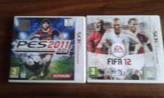 Fifa 12 , PES 2011 Nintendo 3DS. foto