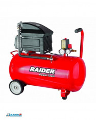 Compresor de aer 8 bar, 1500 W, 50 L Raider RD-AC02 foto