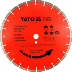 Disc Yato diamantat pentru beton YT-5956, 450X25, 4MM foto