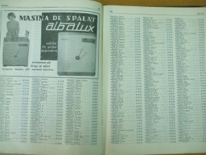 Lista abonatilor la serviciul telefonic Bucuresti 1965 050 | Okazii.ro