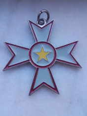 Medalion pandantiv Crucea de Malta Crucea de Fier pentru colectionari foto