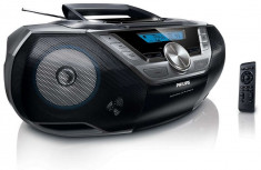 Radio cu CD Philips AZ780/12, MP3-CD, WMA-CD, 2 x 1 W RMS foto