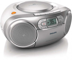 Radio cu CD Philips AZ127/12, 2 x 1 W, Stereo, LCD foto