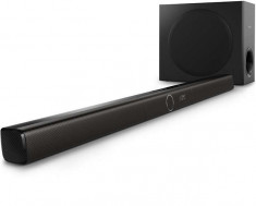 Bara de sunet Philips HTL3160B/12, 200 W, Bluetooth si NFC, HDMI ARC, Subwoofer wireless 3.1 CH foto