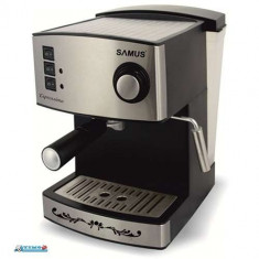 Espressor cafea Samus Espressimo, Putere 850W, Rezervor 1.6 L, Argintiu foto