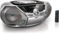 Radio cu CD Philips AZ783/12, MP3-CD, WMA-CD, 12W, Bass Reflex foto