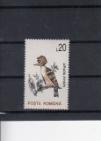 ROMANIA 1993 LP 1314 PASARI VALOAREA 20 LEI HARTIE CRETATA MNH