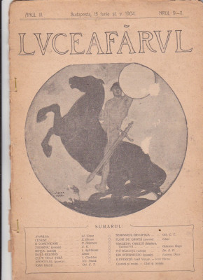 Revista Luceafarul Anul III nr 9-11 - Budapesta 1904 foto