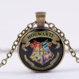 Pandantiv / Colier / Lantisor - HARRY POTTER HOGWARTS - Bronz