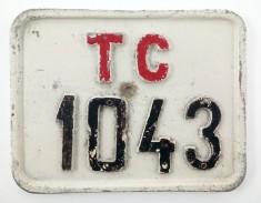 Numar de inmatriculare romanesc - corp diplomatic - din perioada comunista - TC foto