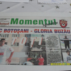 program FC Botosani - Gloria Buzau