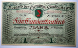 188 GERMANIA GONZENHEIM NOTGELD 2X500000 MARK 1923 AUNC SERII CONSECUTIVE
