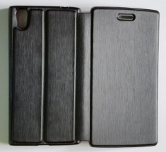 HUSA TOC FLIP COVER CARTE DIN PIELE ECO ALLVIEW X2 SOUL STYLE - X2 SOUL STYLE + foto