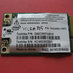 Placa de retea wireless laptop Toshiba Tecra M5, Intel WM3945ABG G86C0001UA10